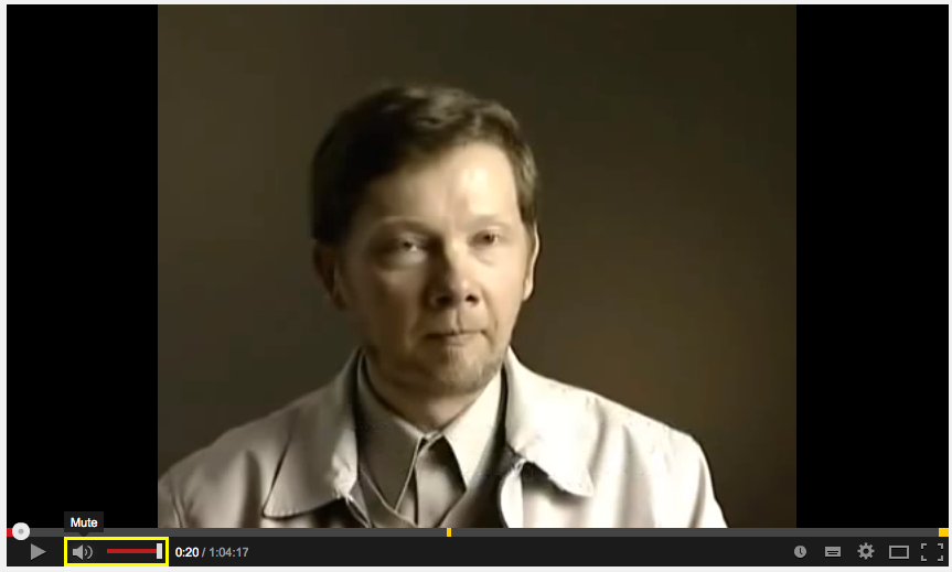 Eckhart Tolle - personal interview
