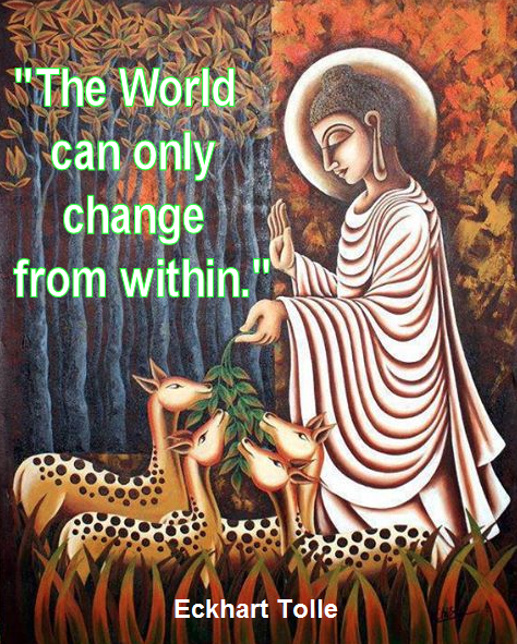 The world can only change from within