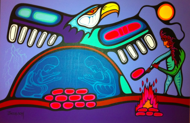 Sweat lodge art