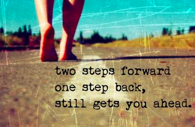 Two steps forward and one step back – out of alignment.