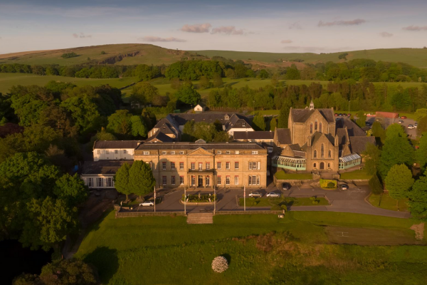 Shrigley Hall aerial view Shrigley Hall, Cheshire
