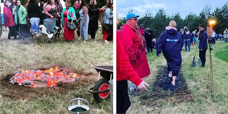 My firewalk Firewalk at Burning Woman