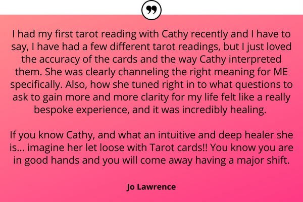 Jo - Tarot testimonial