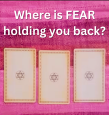 Card pull – Where is fear holding you back?