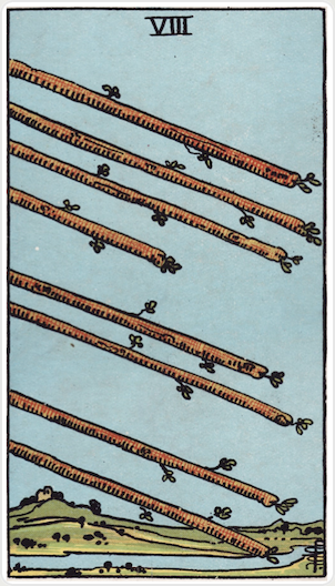 Is fear holding you back – the eight of Wands