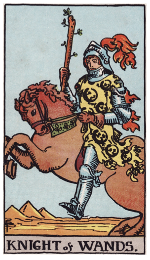How can I be more honest with myself - The Knight of Wands