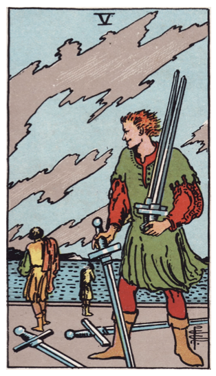 Highest good - The Five of Swords