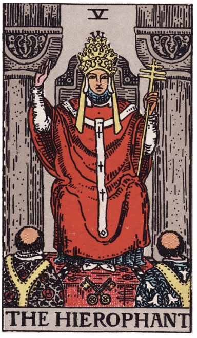 How can I be more honest with myself - The Three of Cups Help me manifest – The Hierophant