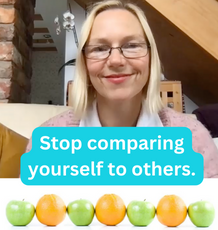 Stop comparing yourself to others