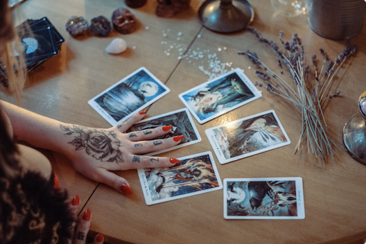 WHAT DO I NEED-3 Getting a tarot reading at a fair like Mind-Body-Spirit