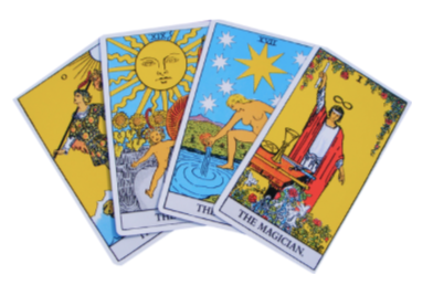 4 tarot cards divider