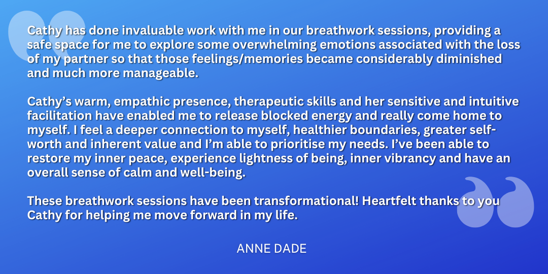 Anne Dade breathwork testimonial